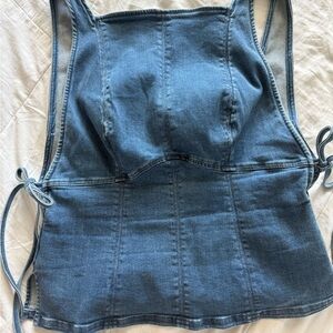 Free People "Not My Fault" corset top